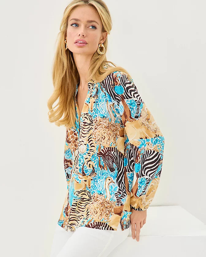 Elsa Top (Breezy Aqua Lillys Zoo)