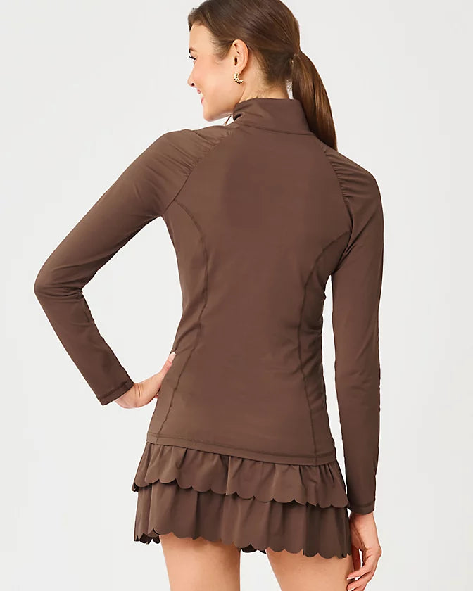 Justine Half Zip UPF 50 (Coco Beach)