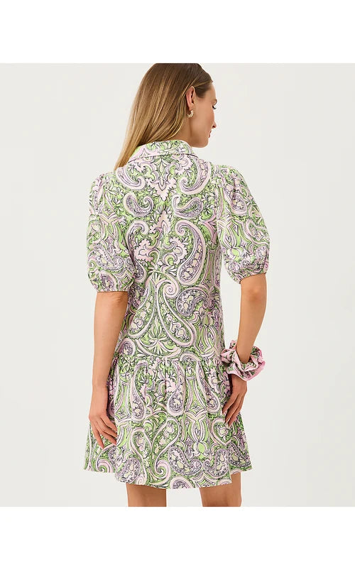 Bingley Dress (Lime Chiffon Estoril)