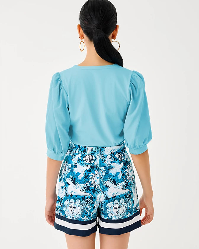 Ronson Knit Top (Bellevue Blue)