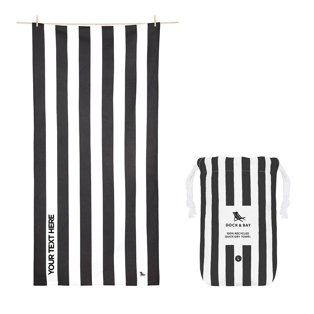 Quick Dry Towels L (Kamari Charcoal)