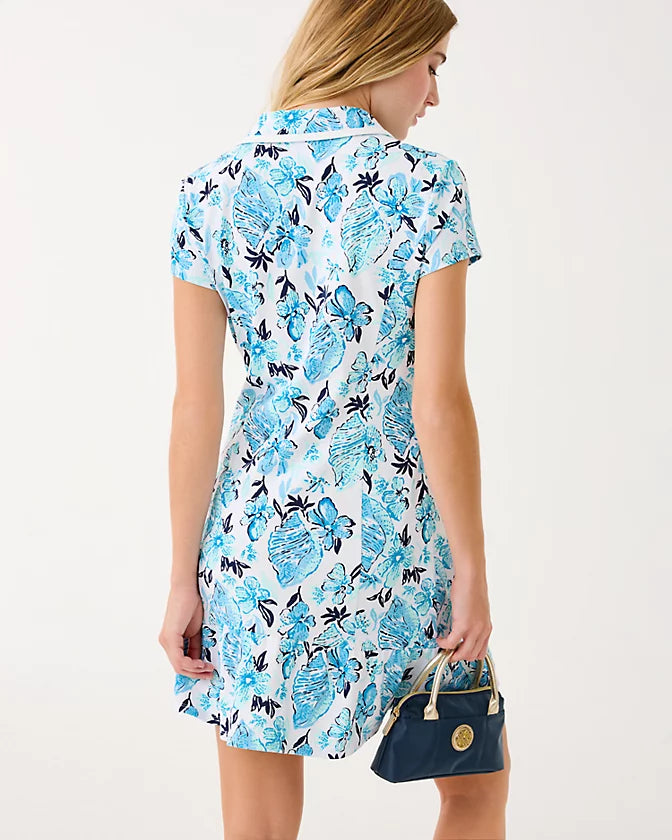 Findley Dress (Resort White Seashell Splendor)