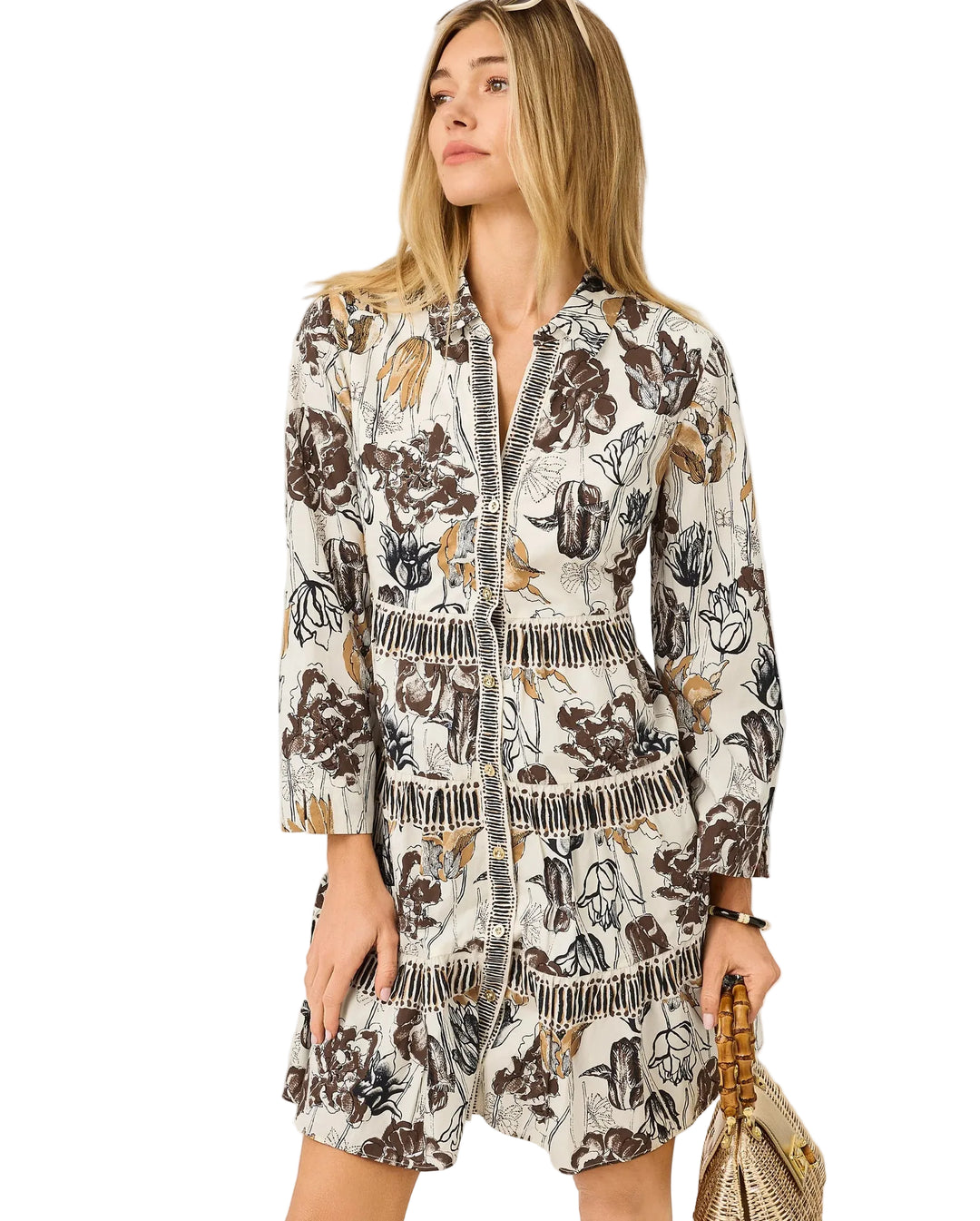 Angie Dress (Coconut Big Lillys)