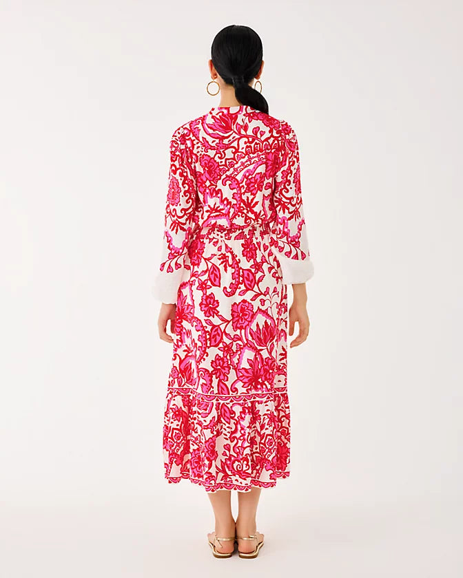 Axton Midi Dress (Coconut Spicy Socialite)