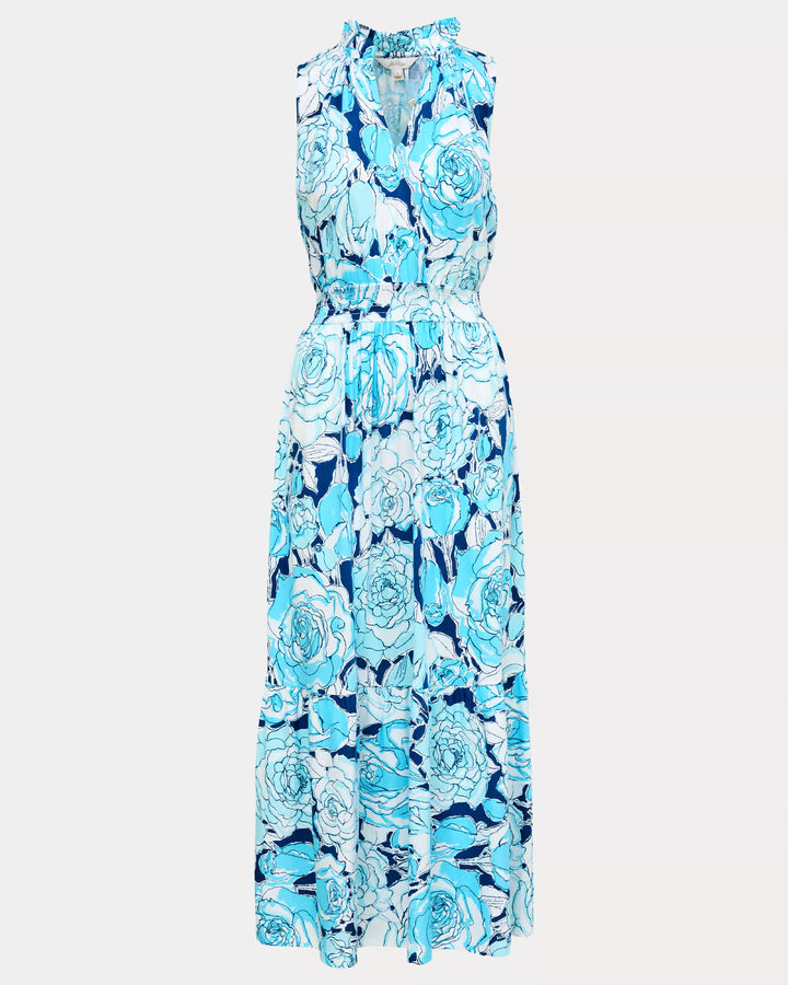 Amiria Maxi Dress (Capri Blue Rosanna)