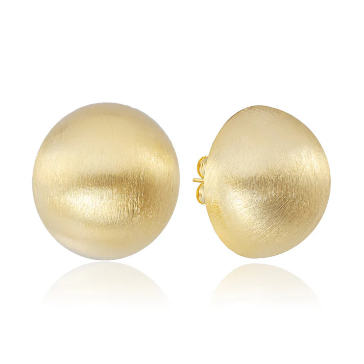 Soulful Studs (Brushed Gold)