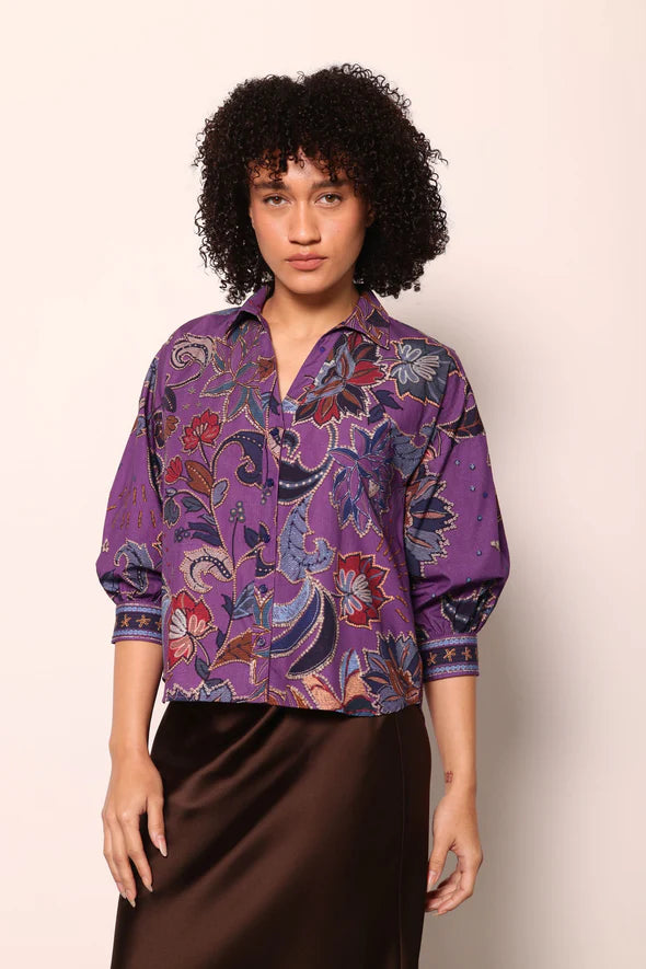 Elsa Top (Purple Sparkle)