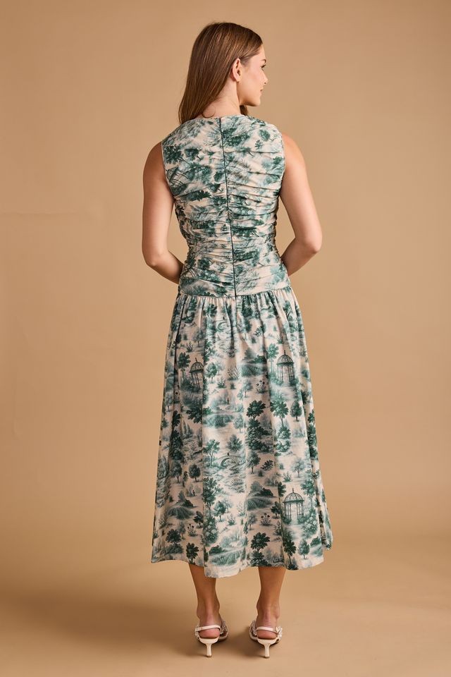 Agatha Dress (French Toile)