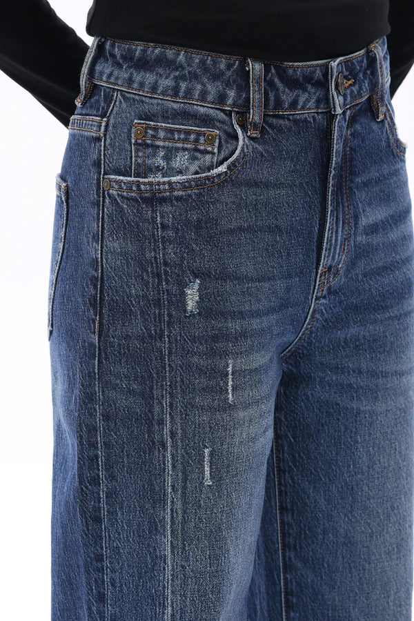 High Rise Jeans (Dark Blue)