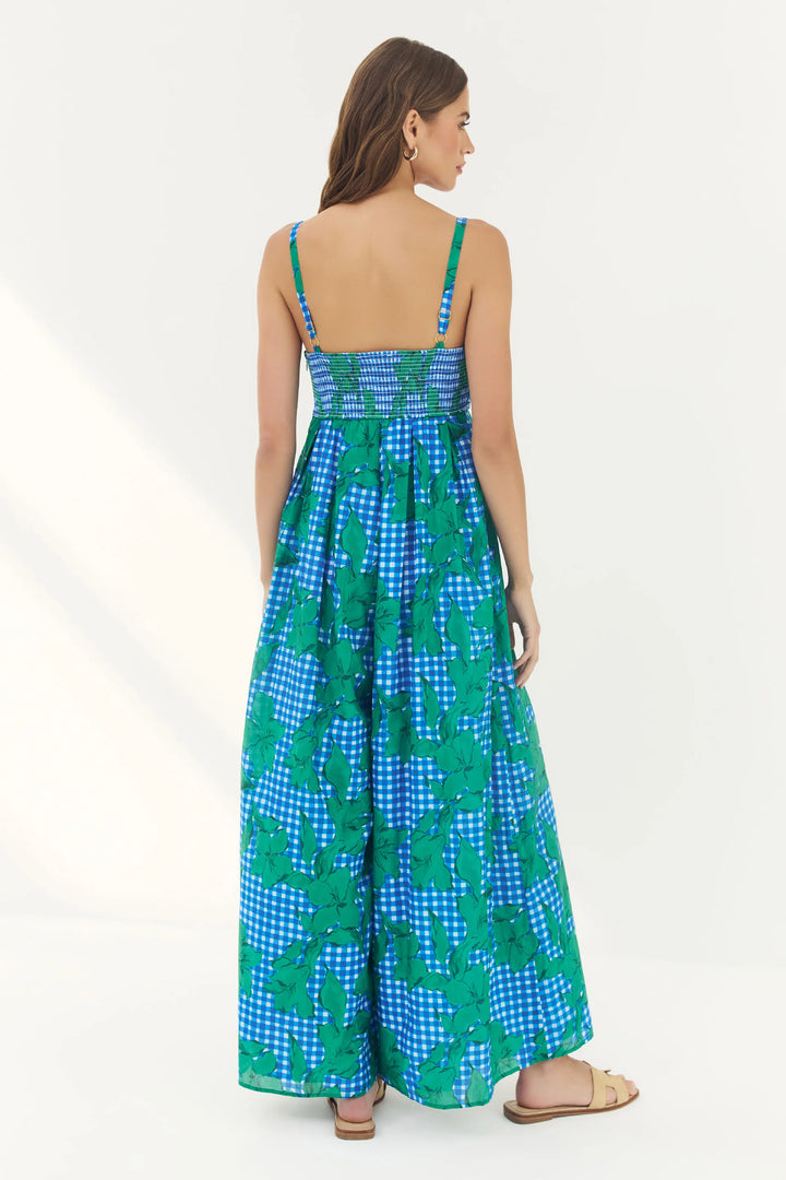 Chaney Jumpsuit (Multi Gingham Backed Floral)