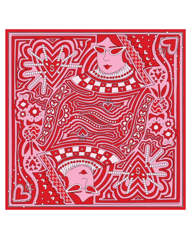 Queen of Hearts Scarf