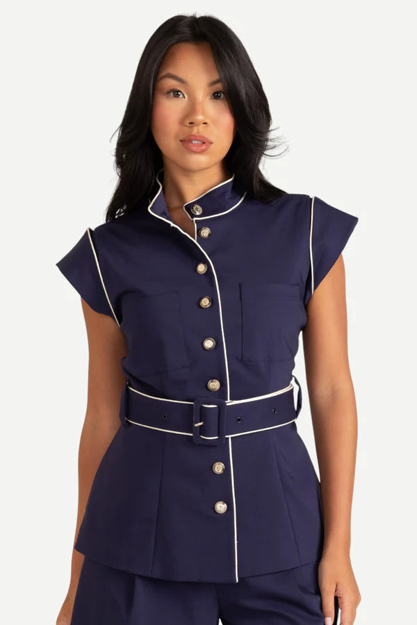 Oliver Top (Navy)