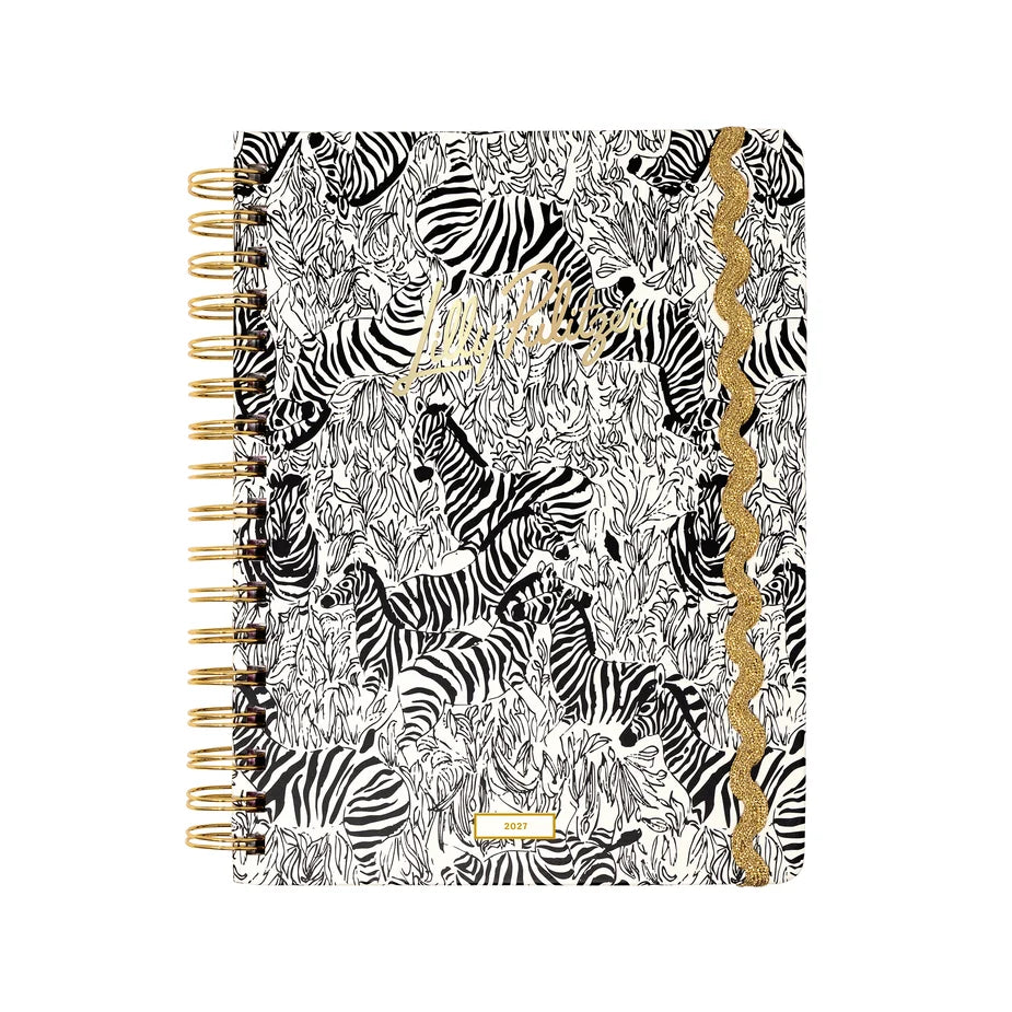 Large 12 Month Agenda (Zebra)