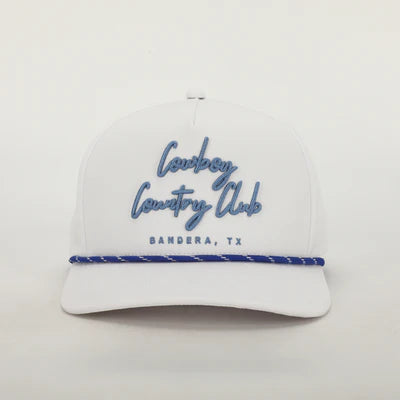 Cursive Roped Hat (White)