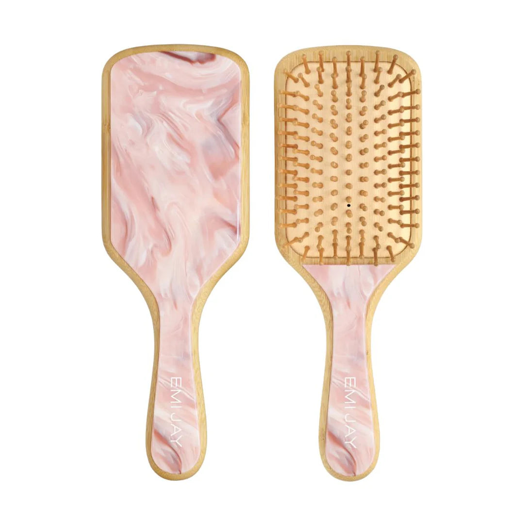 Bamboo Paddle Brush (Pink Chantilly)