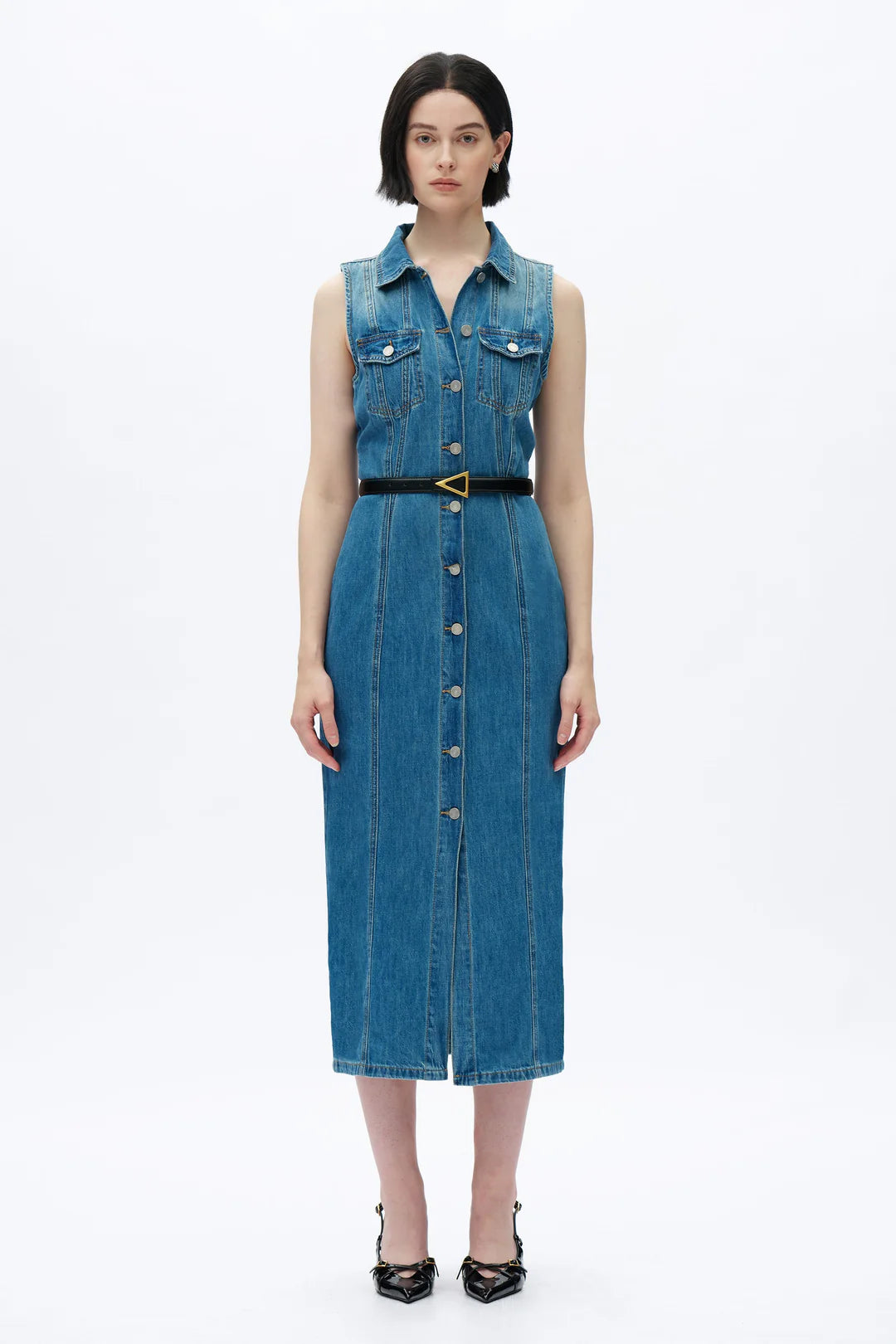 Denim Dress (Medium Blue)