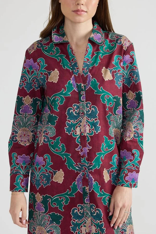 Cleo Dress (Damask)
