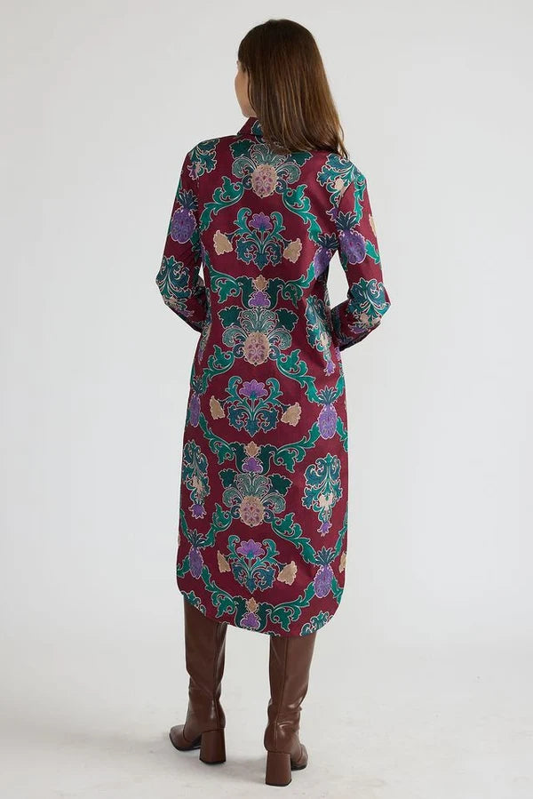 Cleo Dress (Damask)
