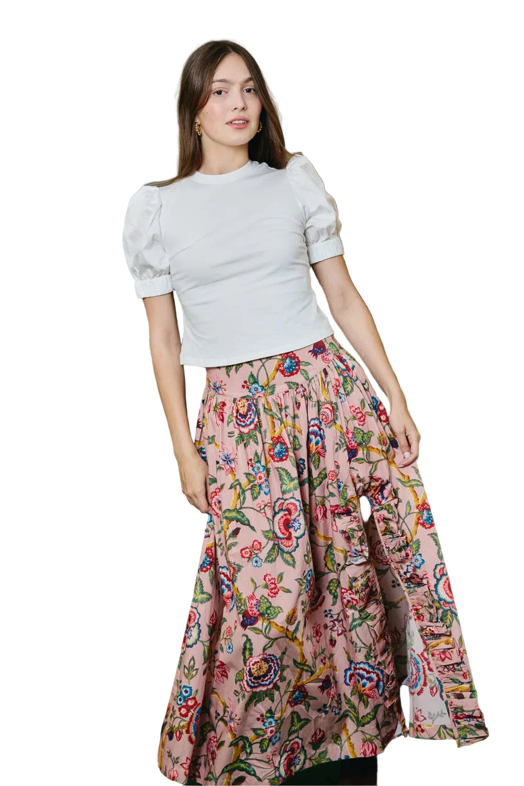 Sunshine Skirt (Jessa Floral Print)