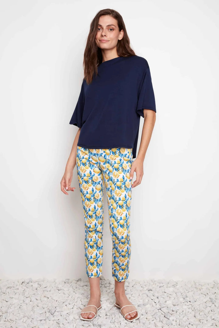Provence Short Sleeve Top (Harbor)