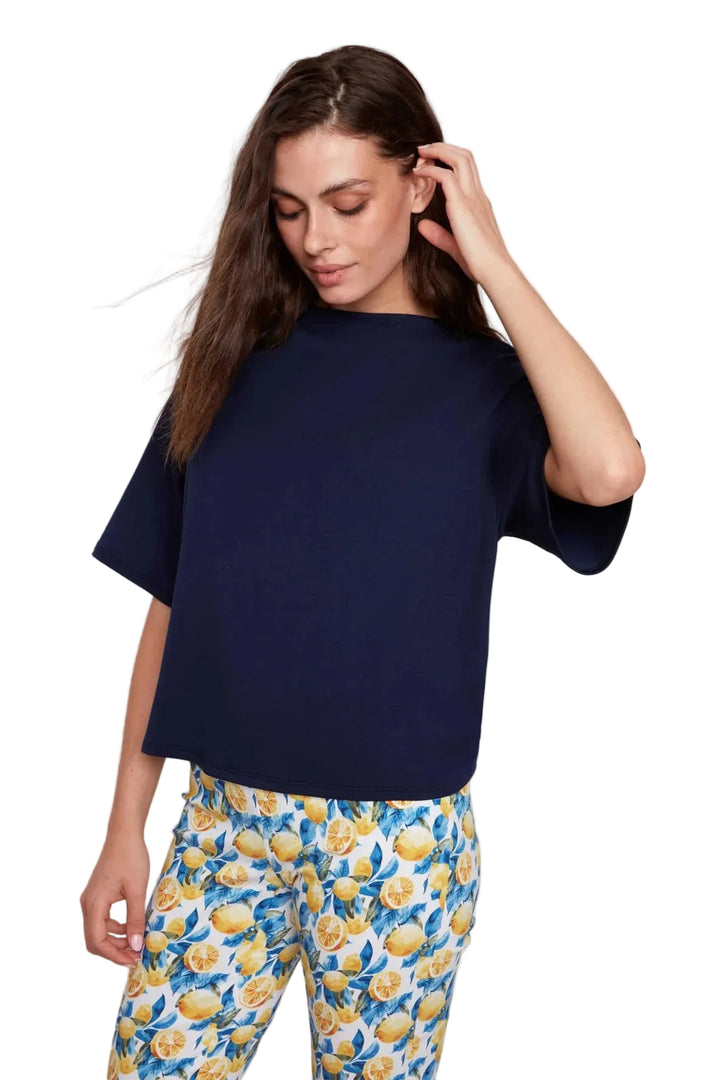Provence Short Sleeve Top (Harbor)