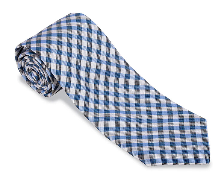 Woven Claiborne Tie (Lt Blue)