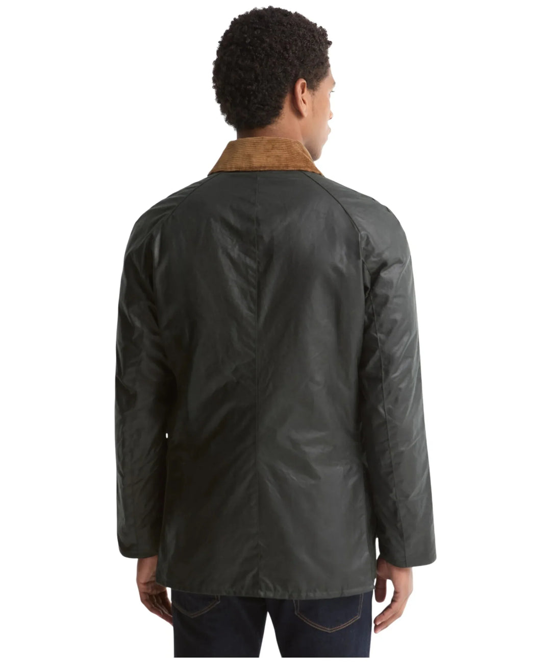 Festive Ashby Wax Jacket (Sage/Evergreen)