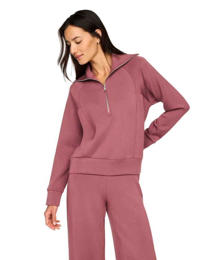 Airessentials Half Zip (Rum Raisin)