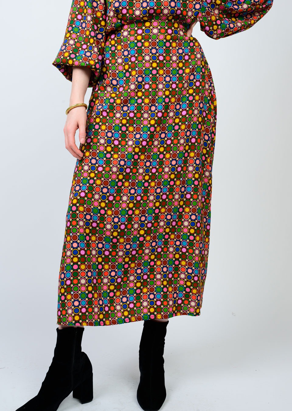 Loads of Color Dot Skirt (Multi)