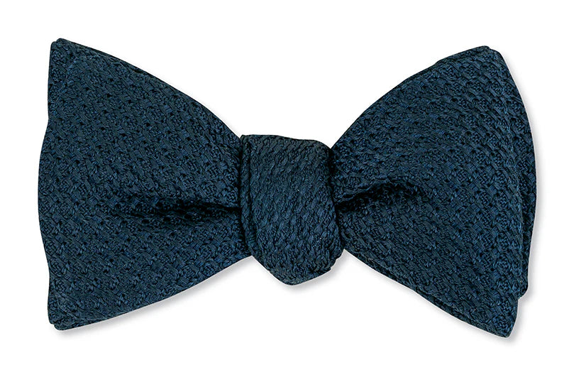 Grenadine Bow Tie (Navy)