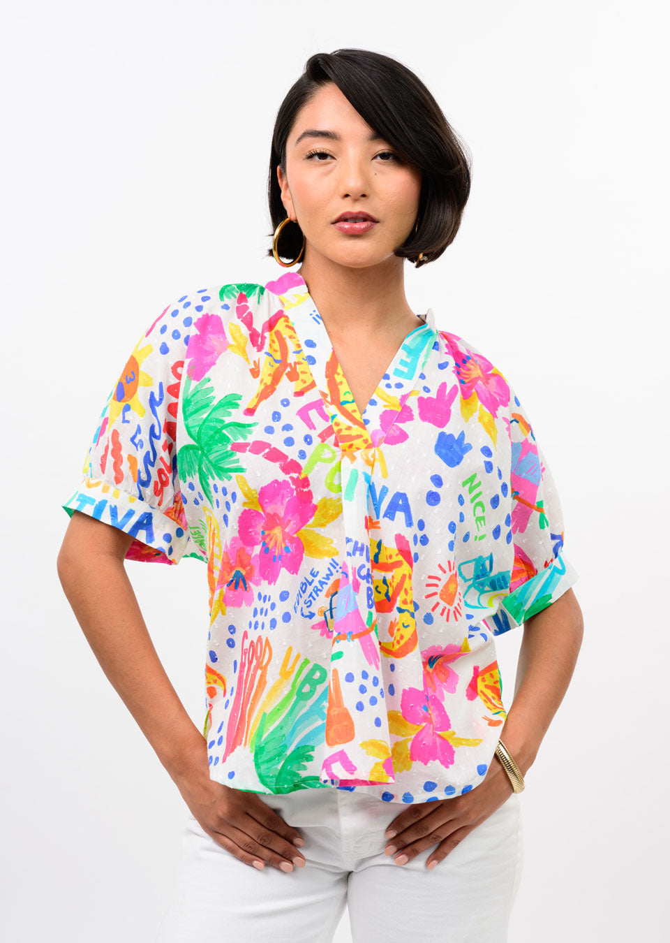 Popover Dolman Top (Multi)
