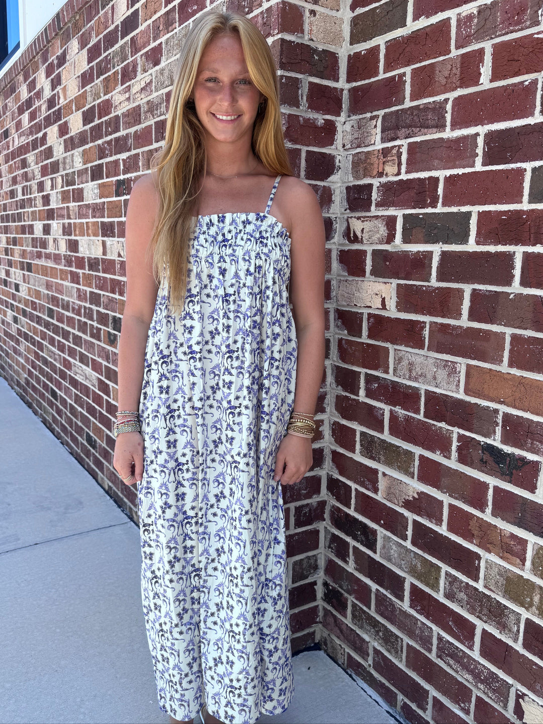 Zoe Dress (Indigo Botanica)
