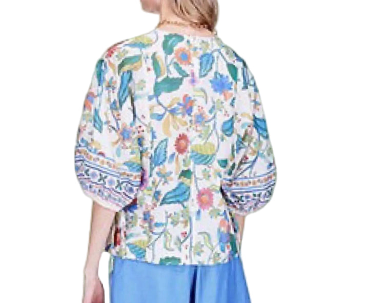 Gored Top (Festival Florals)