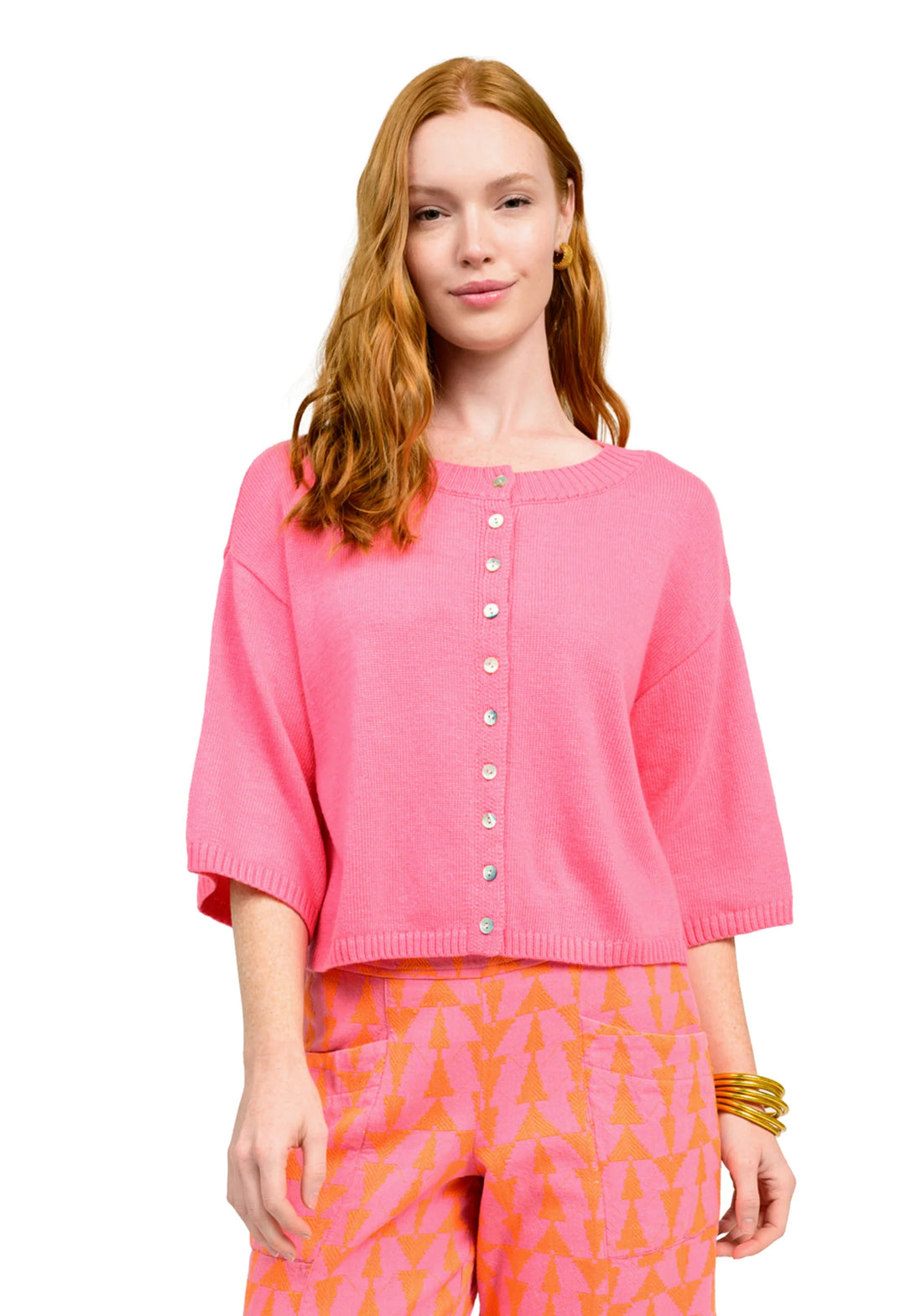 Cardigan Sweater (Strawberry)