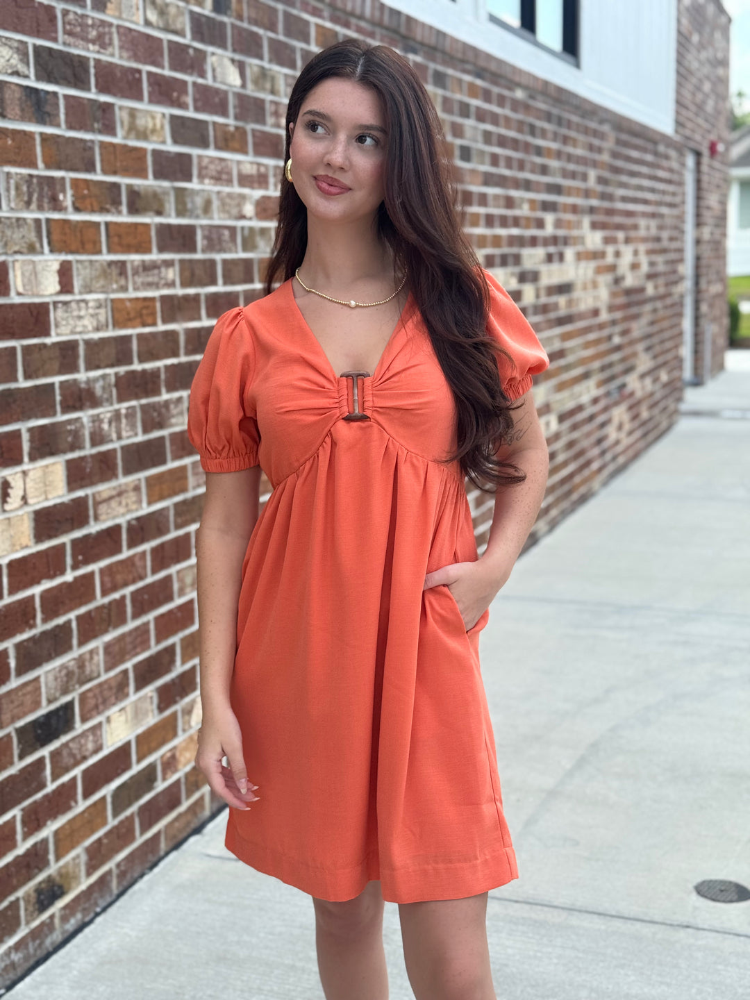 Heather Dress (Apricot)
