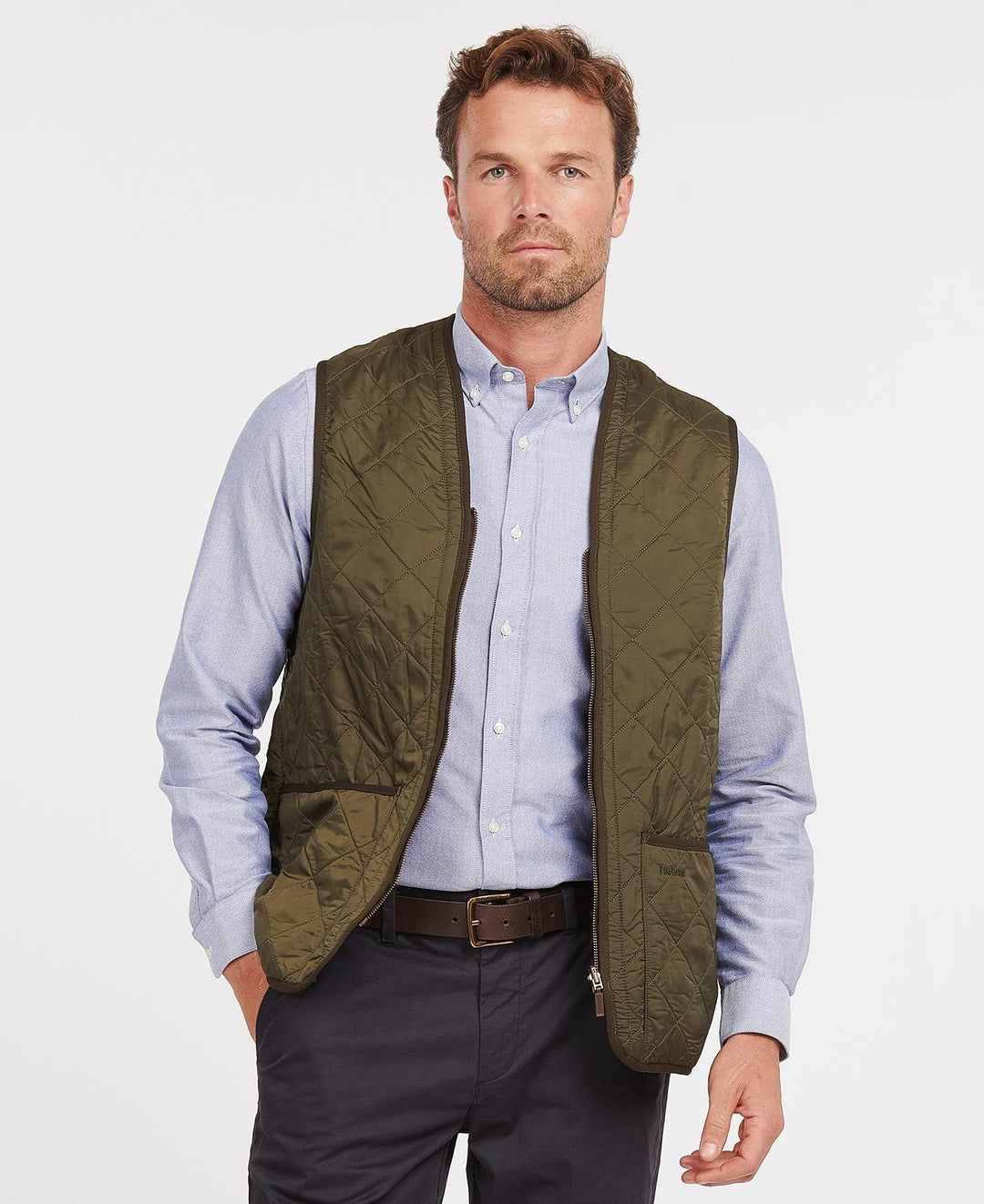 Polarquilt Waistcoat Zip In Liner (Olive)
