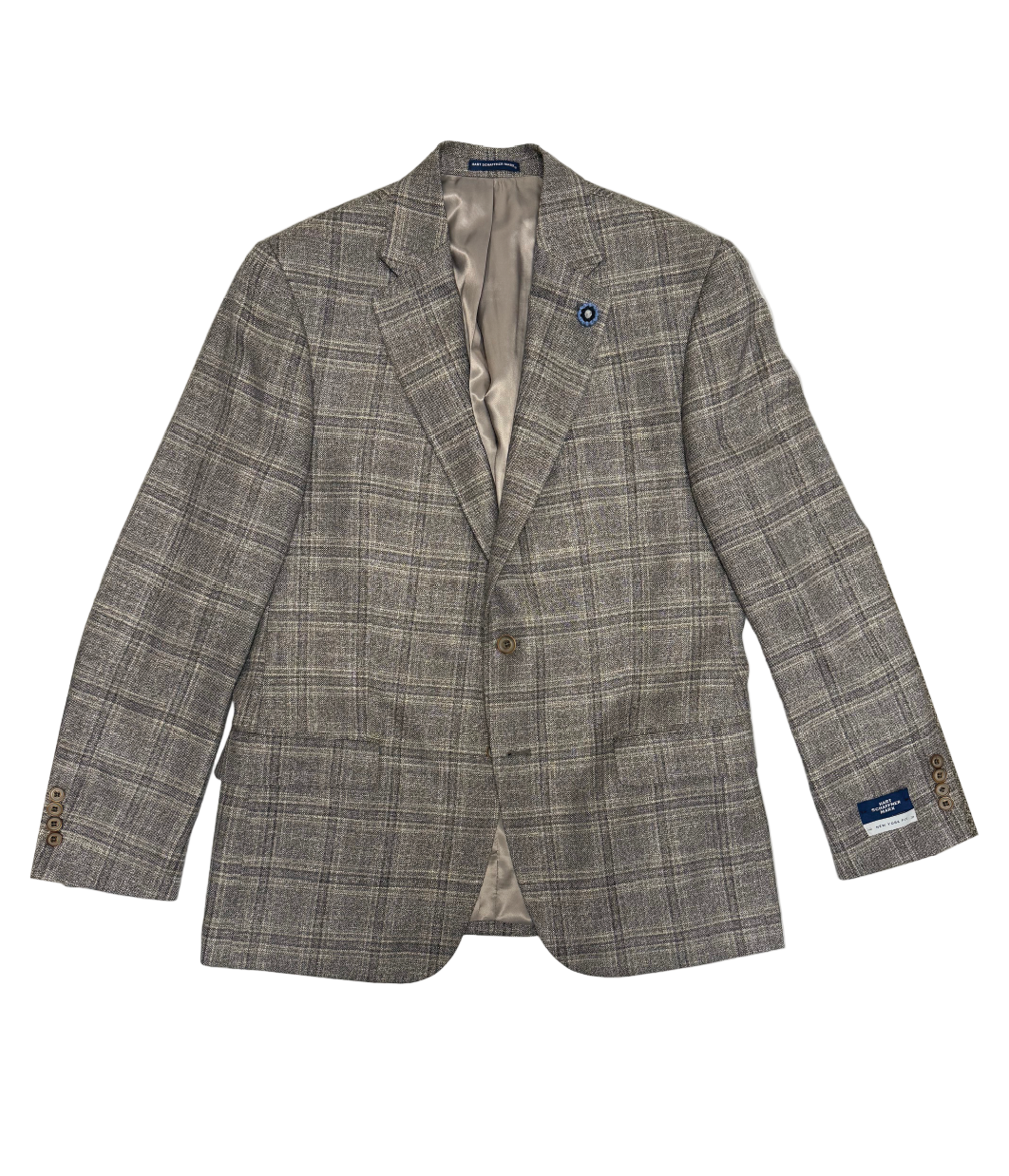 Hart Schaffner Marx (Grey/Tan Pane)