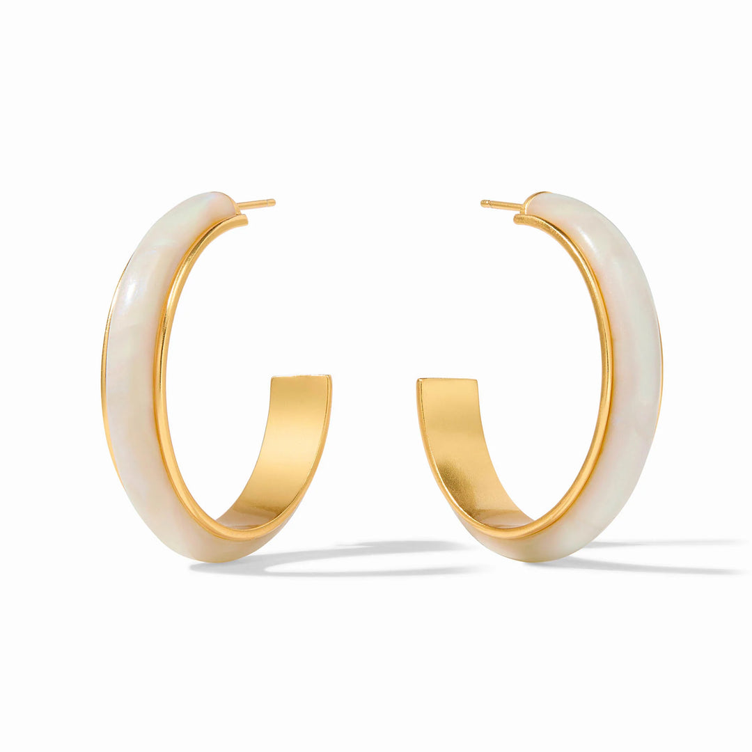 Carnaby Hoop Large (Alabaster)
