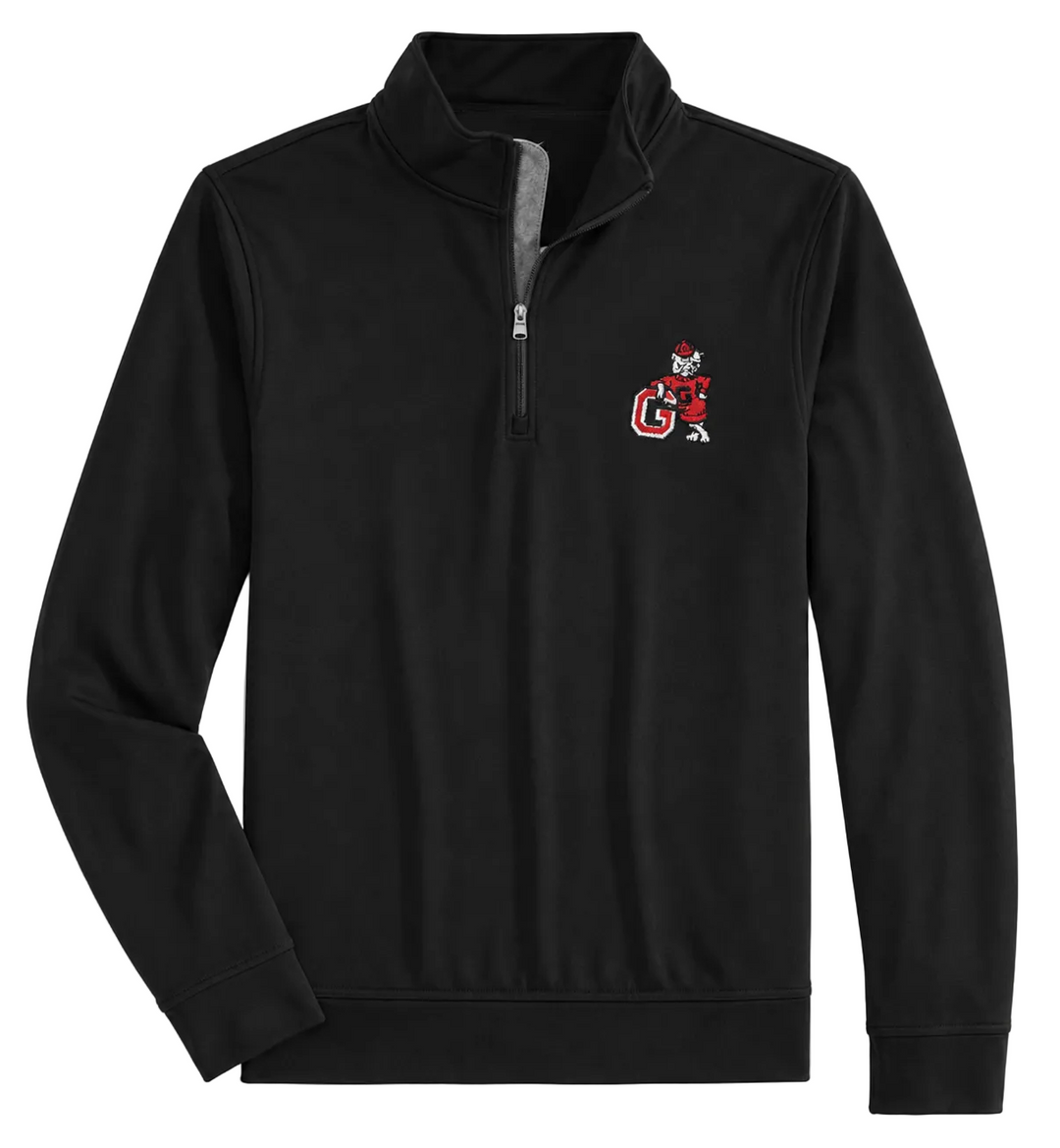Georgia G Dawg Motion Pullover  (Black)