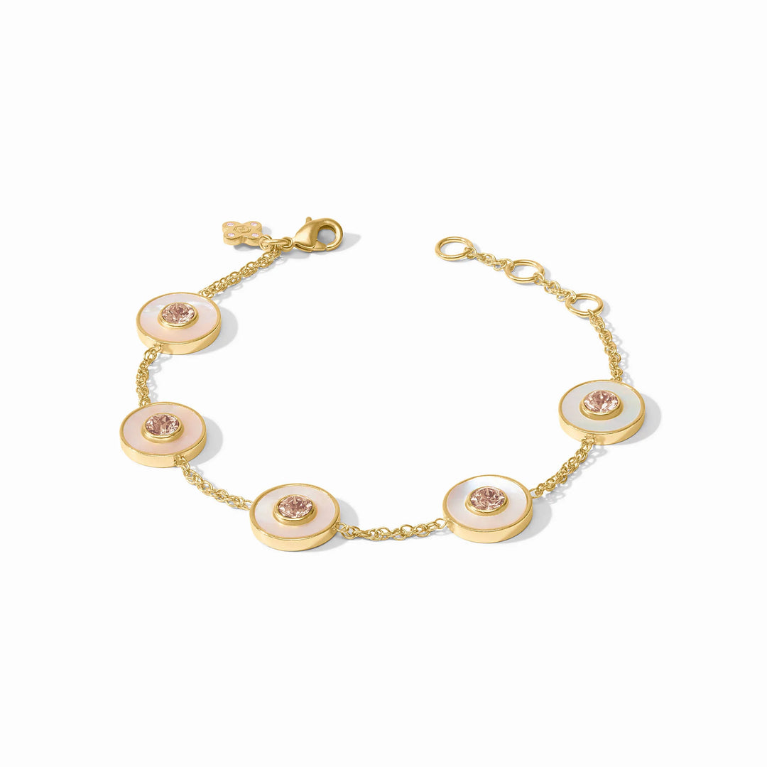 Colette Circle Delicate Bracelet (Champagne)