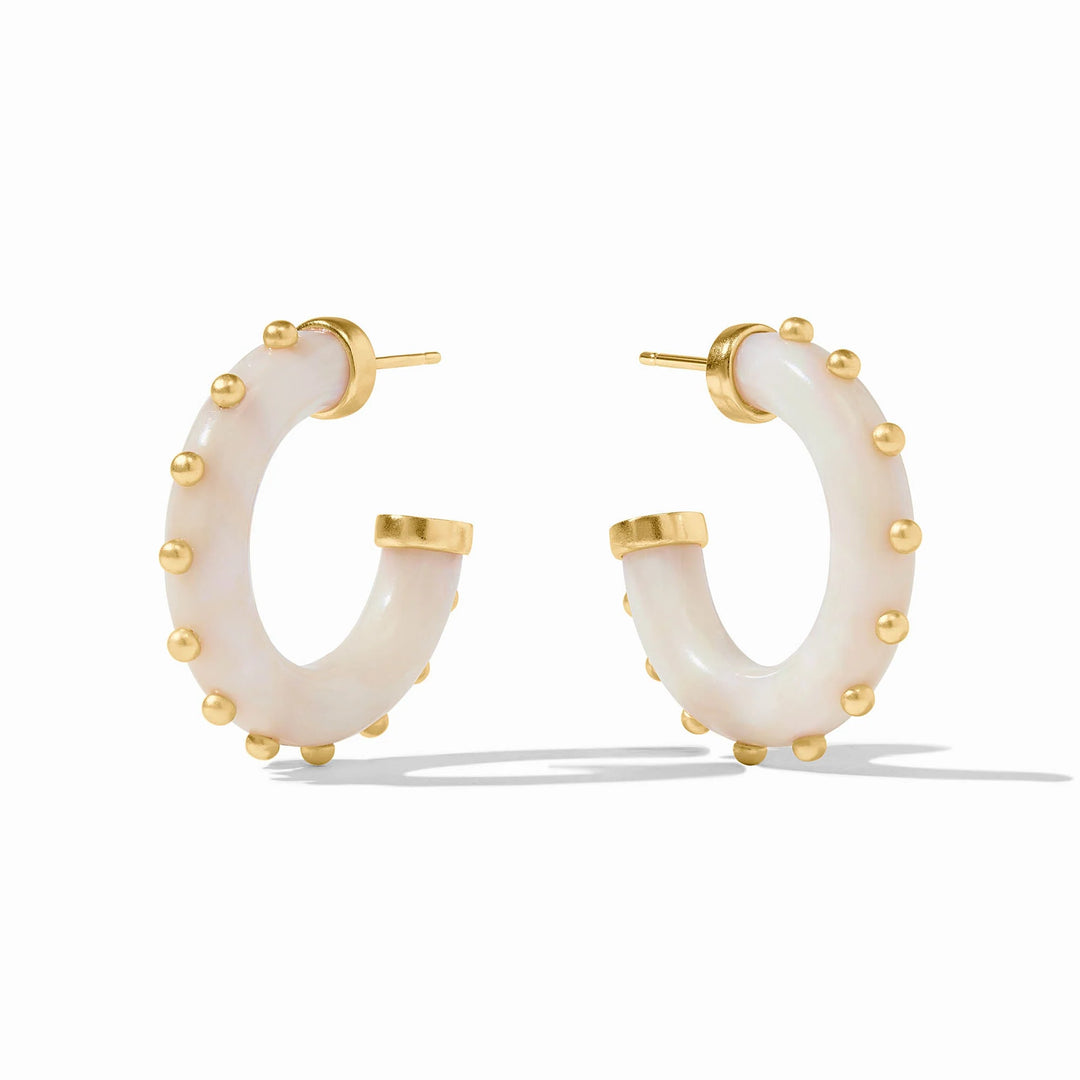 Colette Hoop Medium (Alabaster)