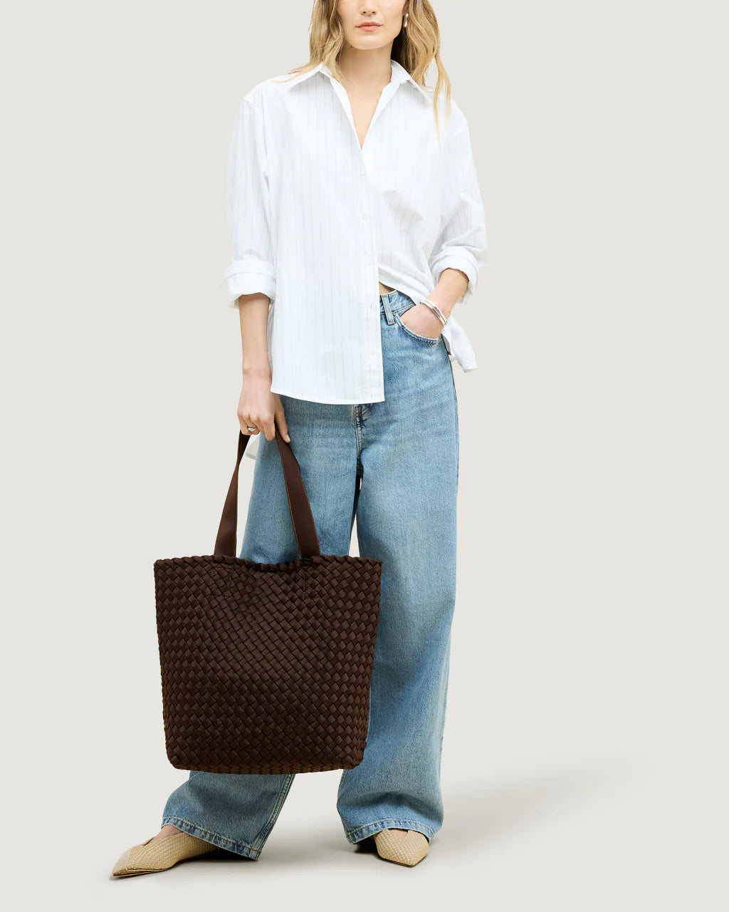 Como Shopper Tote (Chocolate)