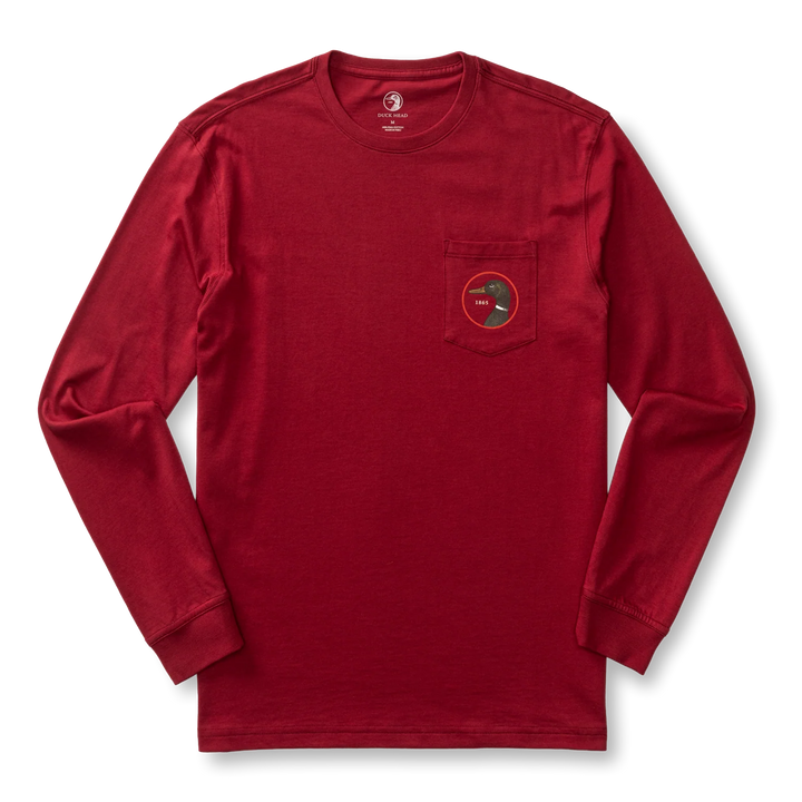 Duck Head Logo T-Shirt (Deep Red)