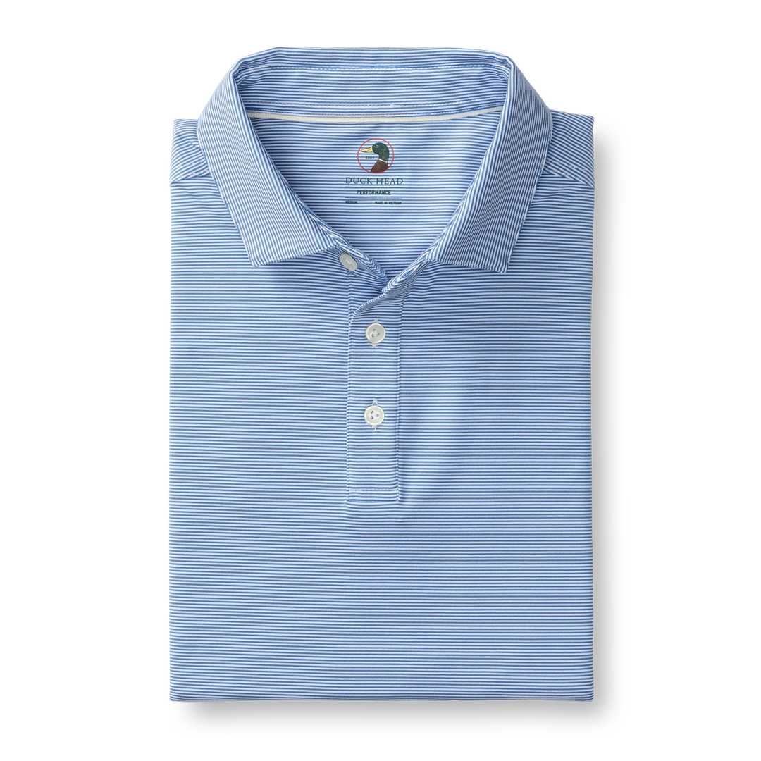 Long Drive Performance Polo (Lake Blue)