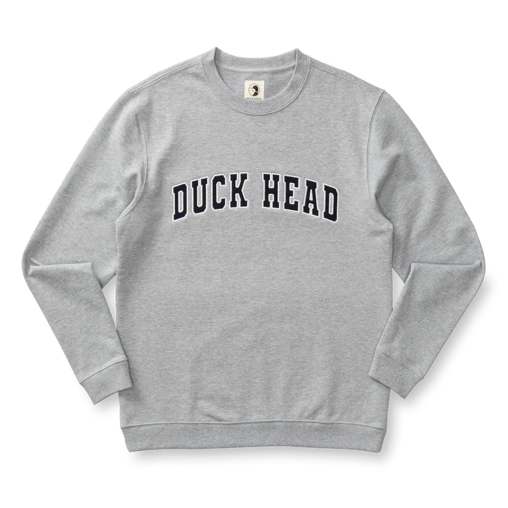 Applique Crewneck Sweatshirt (Heather Grey)