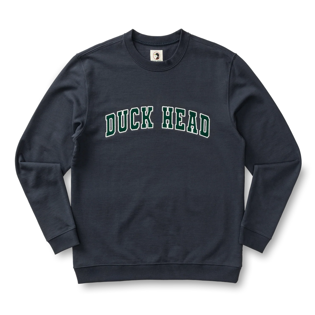 Applique Crewneck Sweatshirt (Navy)
