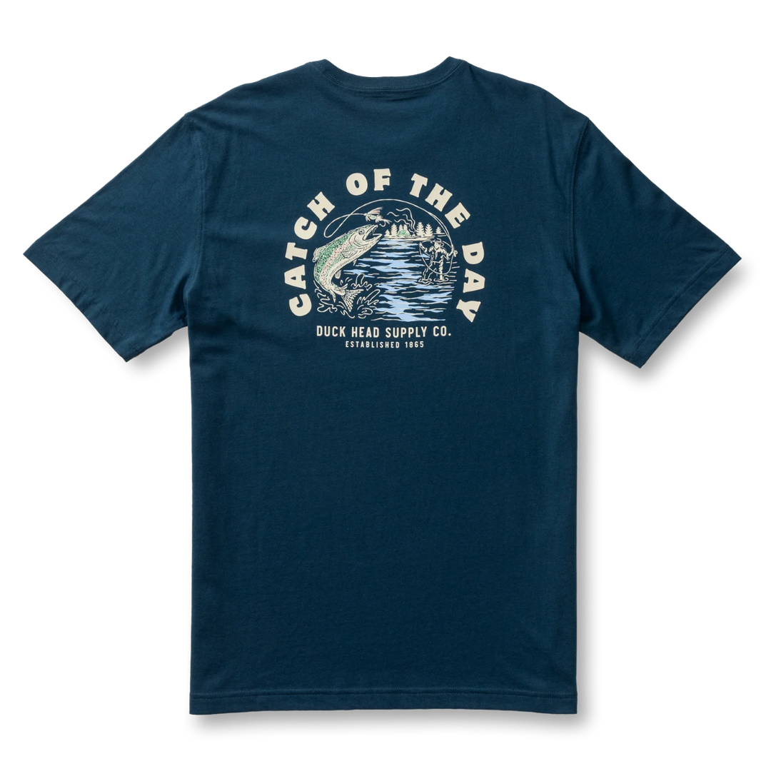 Catch of the Day T-Shirt (Mallard Blue)