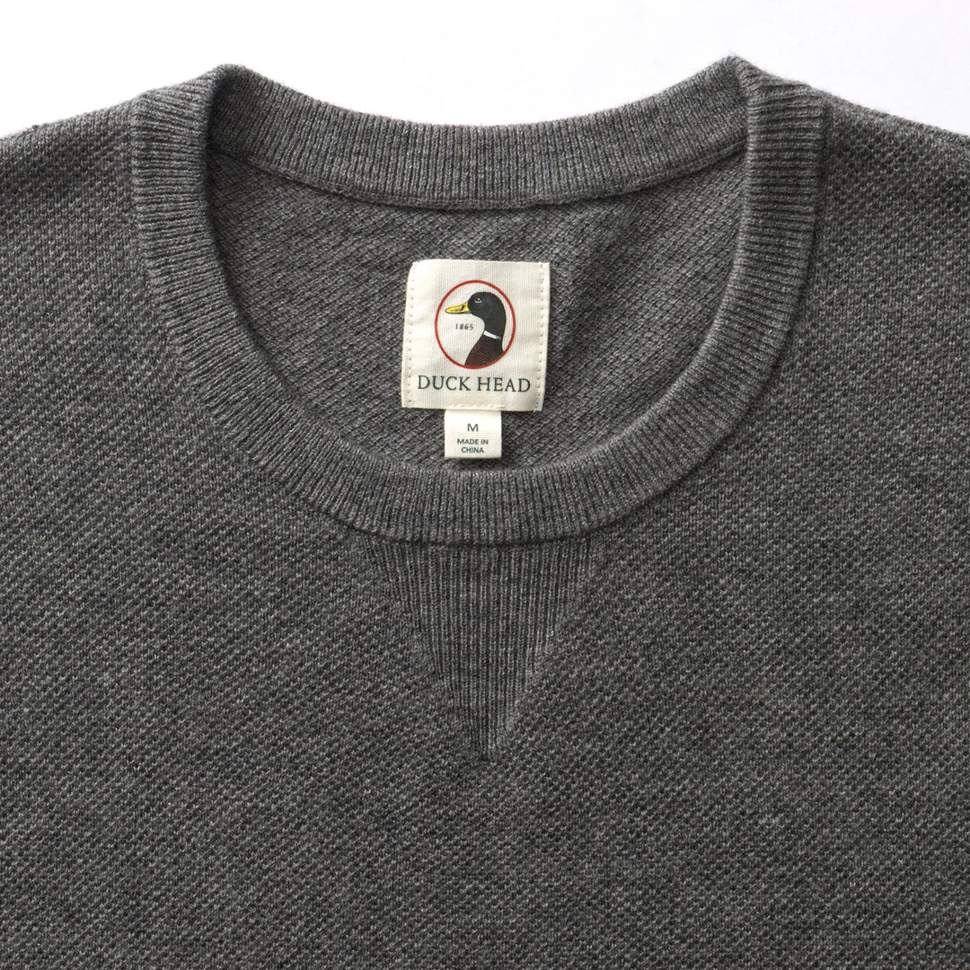 Henson Merino Crewneck Sweater (Brushed Nickel Heather)