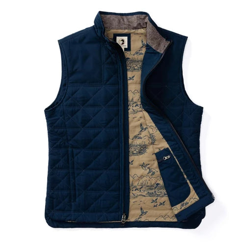 Fremont Performance Quilted Vest (Deep Navy)