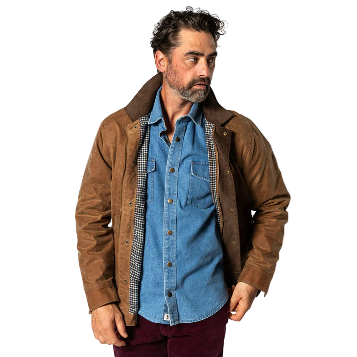 Waxed Duck Canvas Jacket (Buckskin)